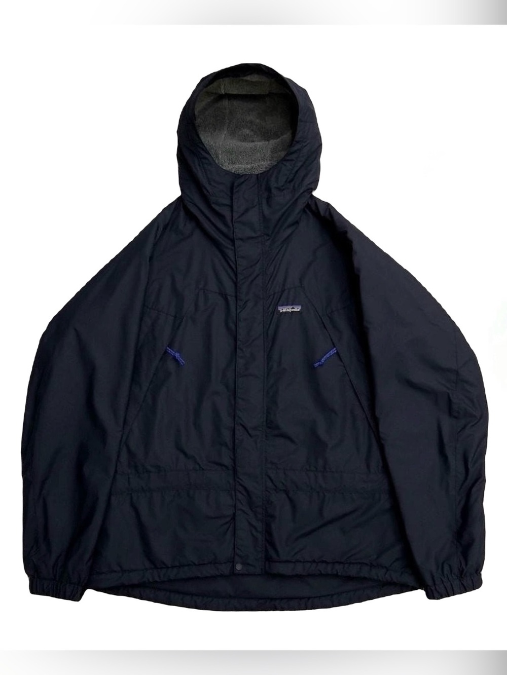 Patagonia Infurno Vintage Fleece Lined Mountain Hooded Parka in Black Sz M